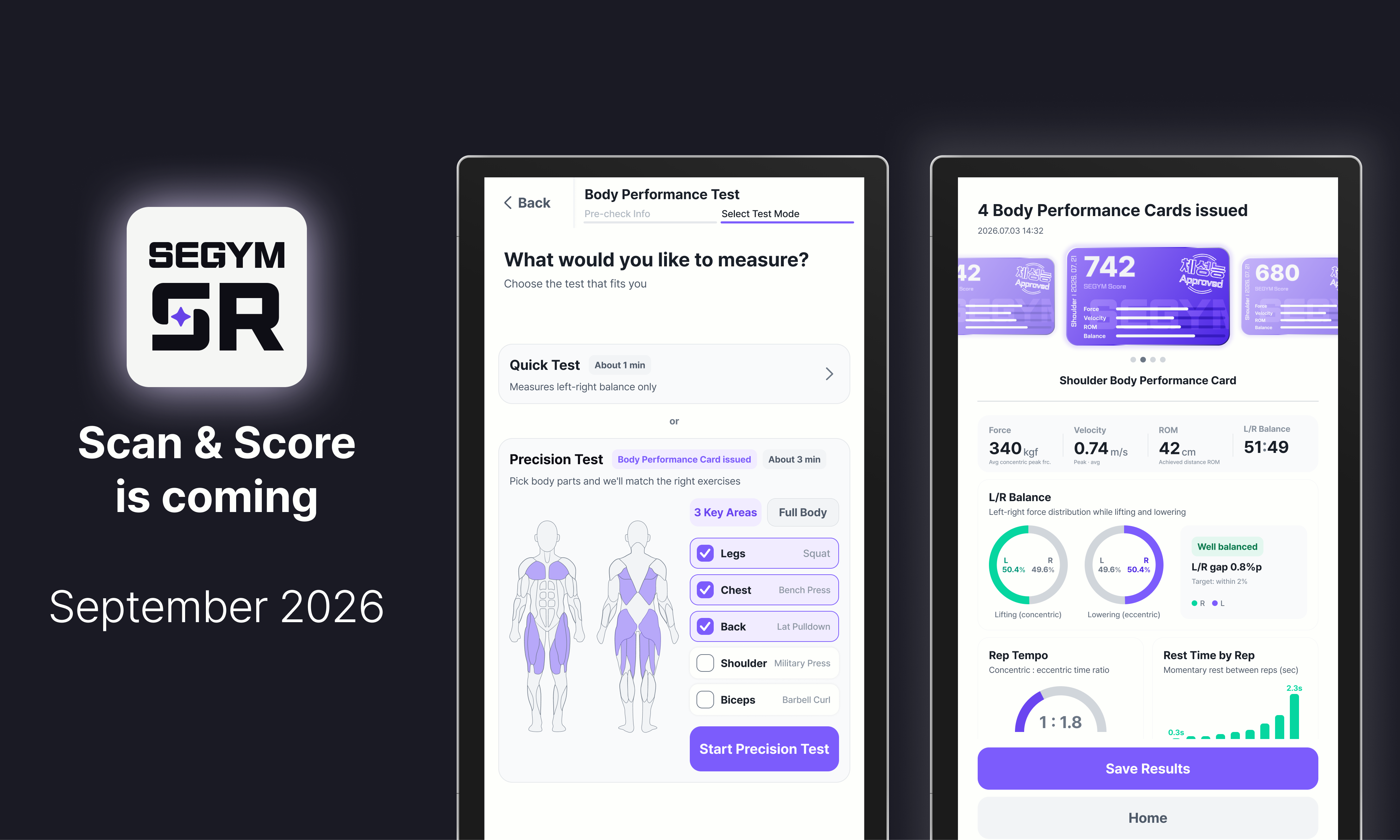 SEGYM Scan and Score is coming — September 2026